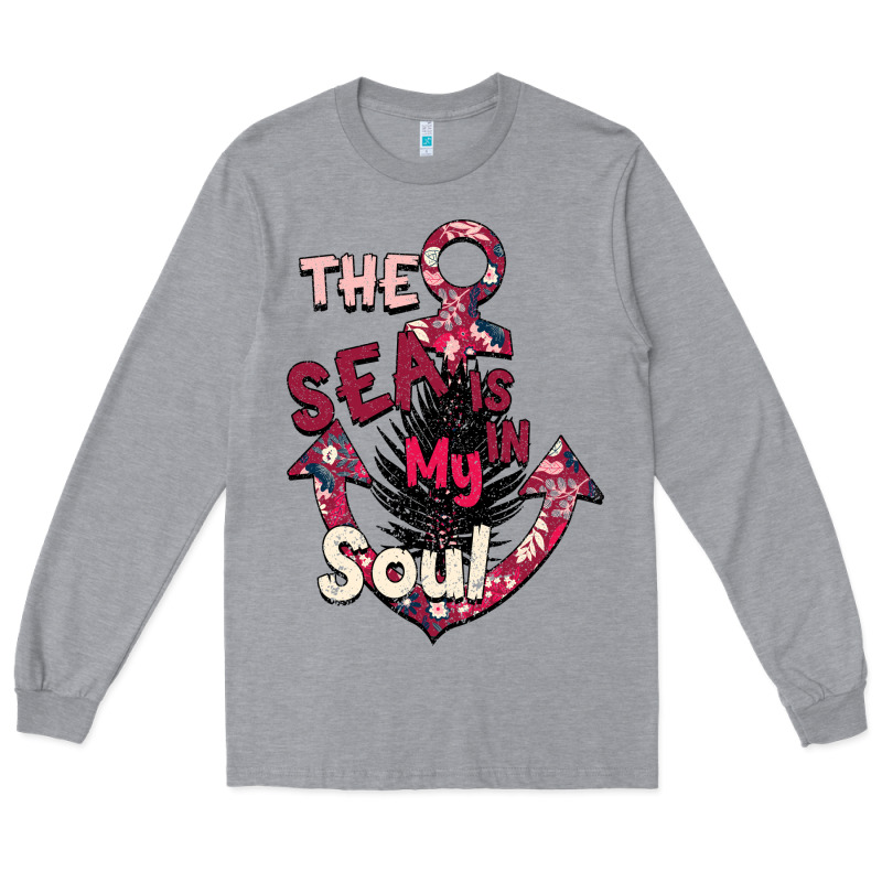 Summer Decor The Sea Is In My Soul Long Sleeve Tee by Bettercallsaul | Teevron