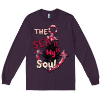 Plum Summer decor The sea is in my Soul Long Sleeve Tee - Bettercallsaul