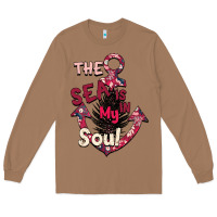Toasted Coconut Summer decor The sea is in my Soul Long Sleeve Tee - Bettercallsaul