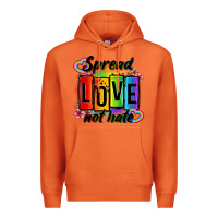 Carrot spread love not hate Premium Hoodie - OliviaCreatesArt