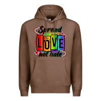 Chestnut spread love not hate Premium Hoodie - OliviaCreatesArt