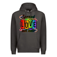 Smoke spread love not hate Premium Hoodie - OliviaCreatesArt