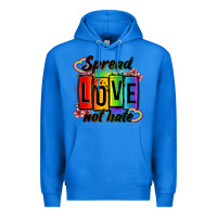 True Royal spread love not hate Premium Hoodie - OliviaCreatesArt