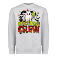 Heather Grey Boo Boo Crew Nurse Heavyweight Sweatshirt - texasbilliewilder