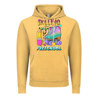 Vintage Mustard rolling into preschool Vintage Hoodie - BundleAndBundleShop