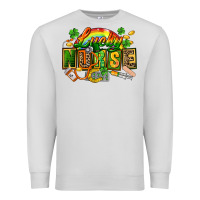 Dove Grey lucky nurse Premium Sweatshirt - FaDigitalArtStudio