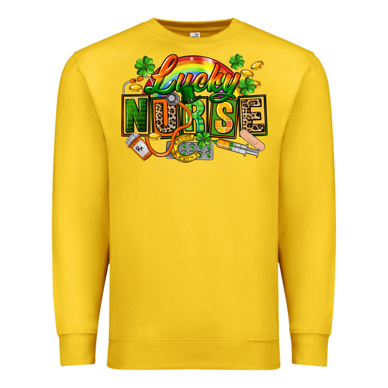 Lucky Nurse Premium Sweatshirt by FaDigitalArtStudio | Teevron