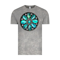 Cloud Rock turquoise gemstone Vintage Tee - JahusDesignShop