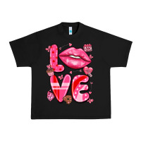 Black love with lips Urban Heavy Tee - LillyAllenDesigns