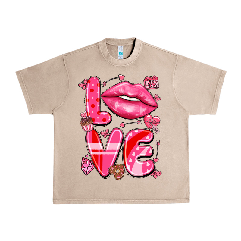 Love With Lips Urban Heavy Tee by LillyAllenDesigns | Teevron