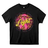 Black fight breast cancer Heavy Core Tee - NancyCooperArtShop