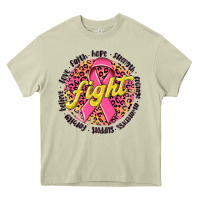 Mossy fight breast cancer Heavy Core Tee - NancyCooperArtShop