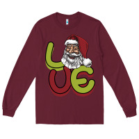 Burgundy Love Christmas Long Sleeve Tee - Bettercallsaul