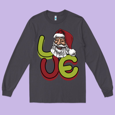 Love Christmas Long Sleeve Tee Designed By Bettercallsaul