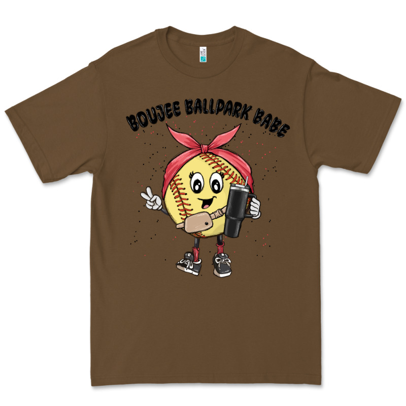 Boujee Ballpark Babe Premium Tee by MaliasSmallBusiness | Teevron