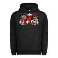 Pigment Black Christmas Coffee Drink Urban Hoodie - CowhideDigitalArt