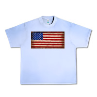 Grape Ice American flag Urban Heavy Tee - JahusDesignShop