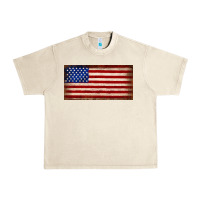 Sandshell American flag Urban Heavy Tee - JahusDesignShop