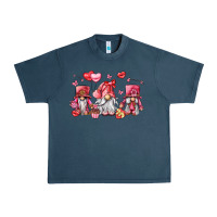 Midnight Navy valentine's day gnomes Urban Heavy Tee - LillyAllenDesigns