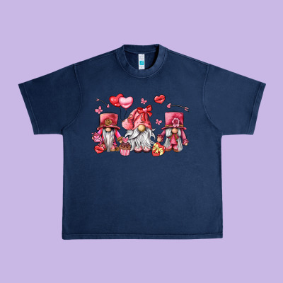 Valentine's Day Gnomes Urban Heavy Tee Designed By Lillyallendesigns