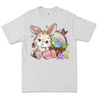 Dove Grey easter bunny Premium Tee - MaliasSmallBusiness