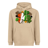 Mushroom Irish flag shamrock St. Patricks Day Heavyweight Hoodie - FaDigitalArtStudio