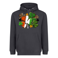 Smoke Irish flag shamrock St. Patricks Day Heavyweight Hoodie - FaDigitalArtStudio