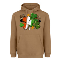 Toasted Coconut Irish flag shamrock St. Patricks Day Heavyweight Hoodie - FaDigitalArtStudio