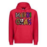 Cardinal mardi gras copy Premium Hoodie - OliviaCreatesArt