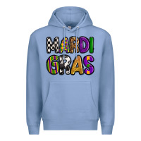Colony Blue mardi gras copy Premium Hoodie - OliviaCreatesArt