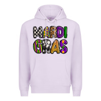 Lilac mardi gras copy Premium Hoodie - OliviaCreatesArt