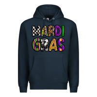 Navy mardi gras copy Premium Hoodie - OliviaCreatesArt
