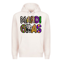 Pale Pink mardi gras copy Premium Hoodie - OliviaCreatesArt