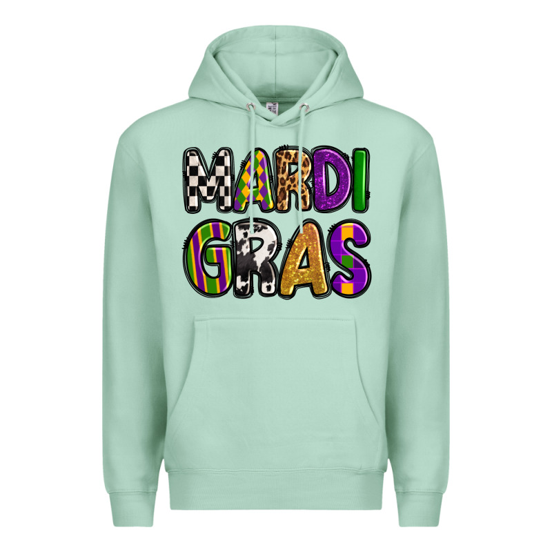 Mardi Gras Copy Premium Hoodie by OliviaCreatesArt | Teevron