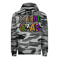 Slate Camo mardi gras copy Premium Hoodie - OliviaCreatesArt
