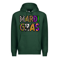 Sports Green mardi gras copy Premium Hoodie - OliviaCreatesArt