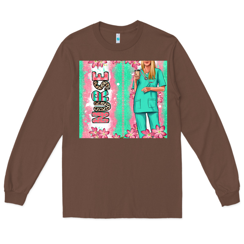 Nurse  Blonde Woman Long Sleeve Tee by RanaPortraitStore | Teevron