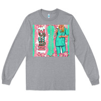 Heather Grey nurse  blonde woman Long Sleeve Tee - RanaPortraitStore