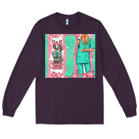 Plum nurse  blonde woman Long Sleeve Tee - RanaPortraitStore