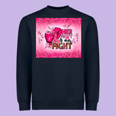 Her Fight Is Our Fight Heavyweight Sweatshirt Designed By Nancycooperartshop