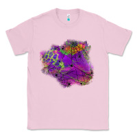 Bubblegum Pink halloween spider web for patches Classic Tee - BundleAndBundleShop