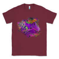 Burgundy halloween spider web for patches Classic Tee - BundleAndBundleShop
