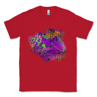 Red halloween spider web for patches Classic Tee - BundleAndBundleShop
