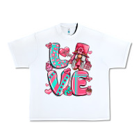 White love with gnome Urban Heavy Tee - LillyAllenDesigns