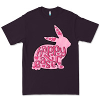 Plum happy easter rabbit Premium Tee - MaliasSmallBusiness