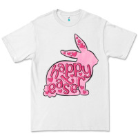White happy easter rabbit Premium Tee - MaliasSmallBusiness