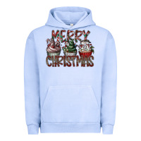 Pigment Grape Ice Merry Christmas Urban Hoodie - CowhideDigitalArt