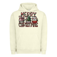 Pigment Pistachio Merry Christmas Urban Hoodie - CowhideDigitalArt