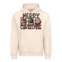 Sandshell Merry Christmas Urban Hoodie - CowhideDigitalArt