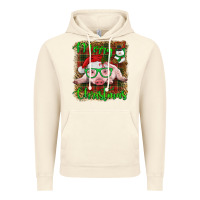 Vintage Artic merry christmas baby pig Vintage Hoodie - RanaPortraitStore